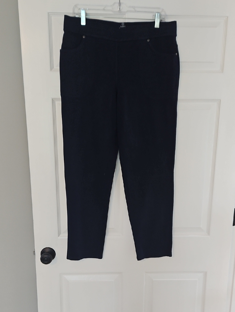 Classic Navy Stretch Ponte Pants By Talbots
